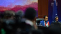 Jokowi menilai hubungan antara ASEAN dan Australia sangatlah erat, terutama dalam hal perdagangan. Menurutnya, baik ASEAN maupun Australia sama-sama saling membutuhkan. Media Center KTT ASEAN 2023/Rommy Pujianto.  