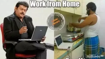 Niatnya sih fokus ngerjain kerjaan di laptop, tapi jadi multitasking. Foto: Twitter/Satnav_21
