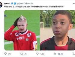 Meme Ronaldo Tak Masuk Nominasi Balllon dOr 2023, Messi Full Senyum