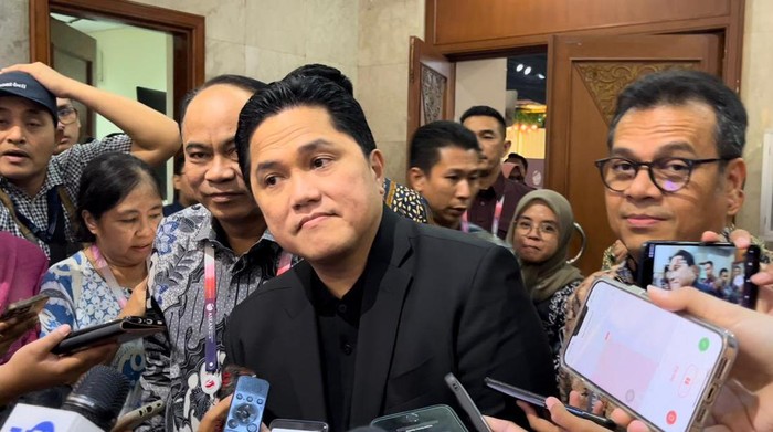 Menteri BUMN Erick Thohir (Marlinda/detikcom)