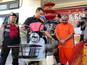 Baru Seminggu Bebas, Residivis 4 Kali Bui Curi Sepeda Listrik
