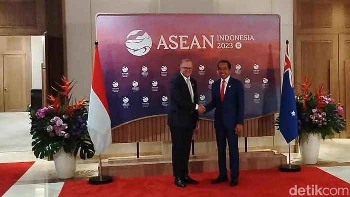 Presiden Jokowi bertemu PM Australia Anthony Albanese di sela-sela KTT ke-43 ASEAN (Marlinda/detikcom)