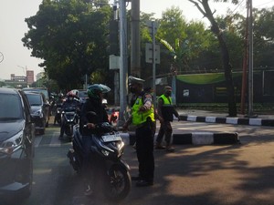 Polisi Terapkan Buka Tutup Jalan di Bundaran HI hingga Gatot Subroto