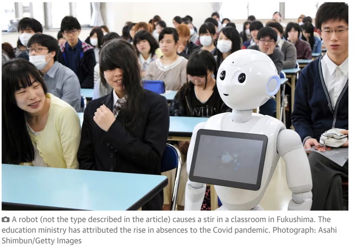 Siswa di Jepang yang membolos bisa digantikan robot