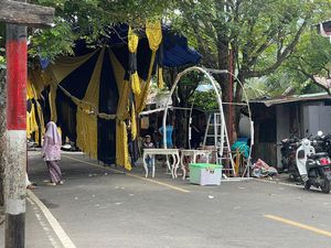 Tenda Pernikahan Tutup Jalan Utama di Ternate Bikin Macet, Polisi Bongkar