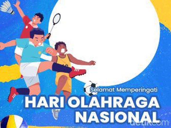 Twibbon Hari Olahraga Nasional (Haornas) ke-40 Tahun 2023