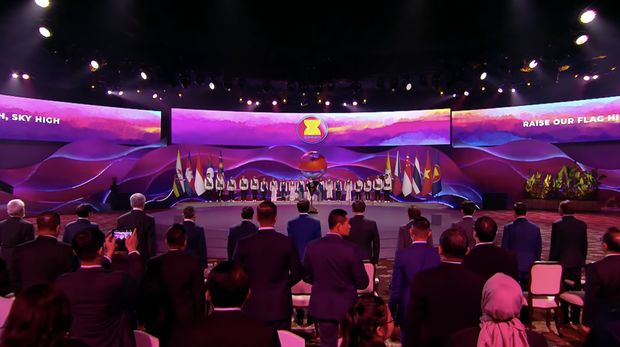 Upacara Penutupan ASEAN ke-43. (Tangkapan Layar Yotube Kemkominfo TV)