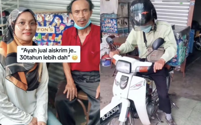 30 Tahun Jualan Es Krim Potong, Pria Ini Kini Dibantu Anaknya Kembangkan Bisnis