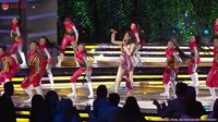 Aurelie Moeremans membawakan dua lagu dangdut yang lagi hits, yakni Cikini ke Gondangdia dan No Comment. Foto: dok. YouTube Sekretariat Presiden