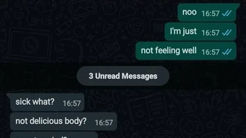 Sakit apa? Nggak enak badan? Atau masuk angin? Foto: Instagram/receh.id