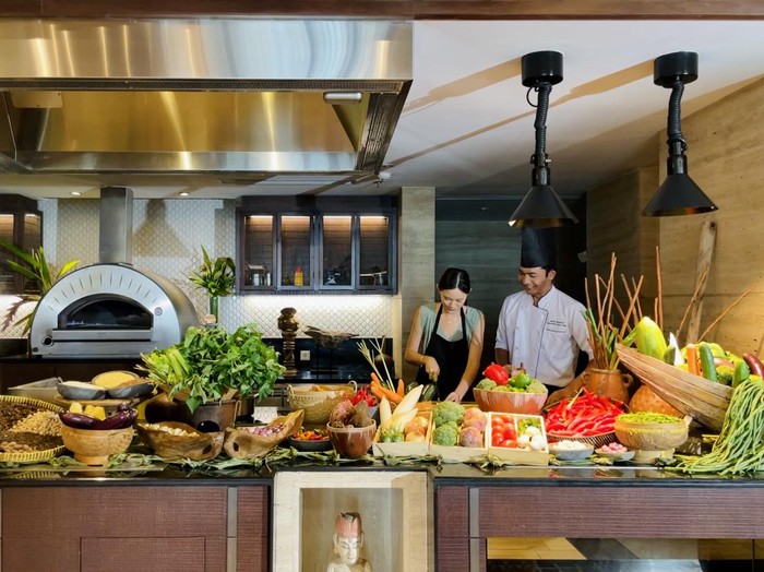 Scenographic Cooking Class di CONRAD Bali
