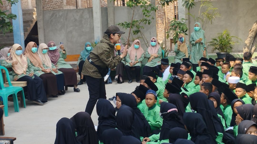 CT ARSA gelar penyuluhan bahaya polusi udara di Jakbar (Brigitta/detikcom)
