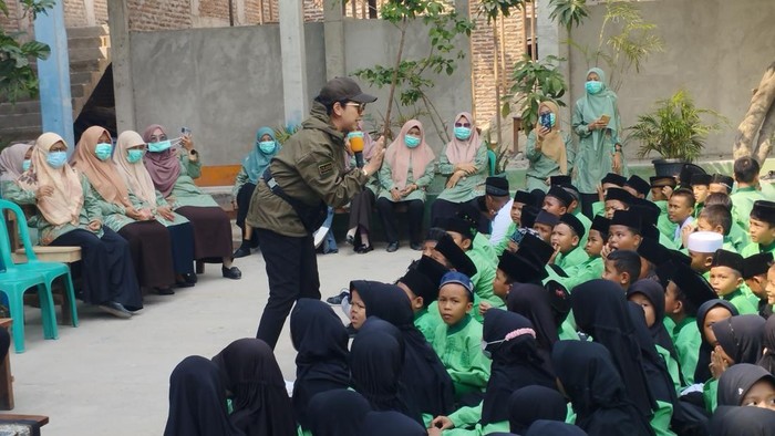 CT ARSA gelar penyuluhan bahaya polusi udara di Jakbar (Brigitta/detikcom)