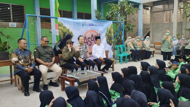 CT ARSA gelar penyuluhan bahaya polusi udara di Jakbar (Brigitta/detikcom)