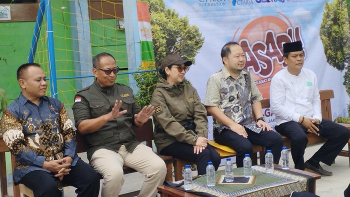 CT ARSA gelar penyuluhan bahaya polusi udara di Jakbar (Brigitta/detikcom)