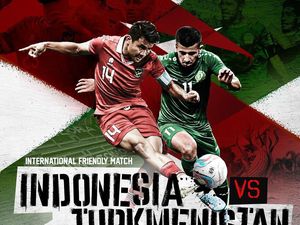 Jadwal Siaran Langsung Indonesia vs Turkmenistan Malam Ini