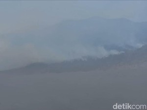 Personel Tambahan Dikerahkan Padamkan Kebakaran Hutan di Bromo