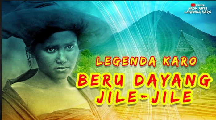 Ilustrasi legenda Si Beru Dayang. (Foto: YouTube Aron Arts)