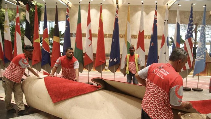 Karpet KTT ASEAN 2023 produk lokal