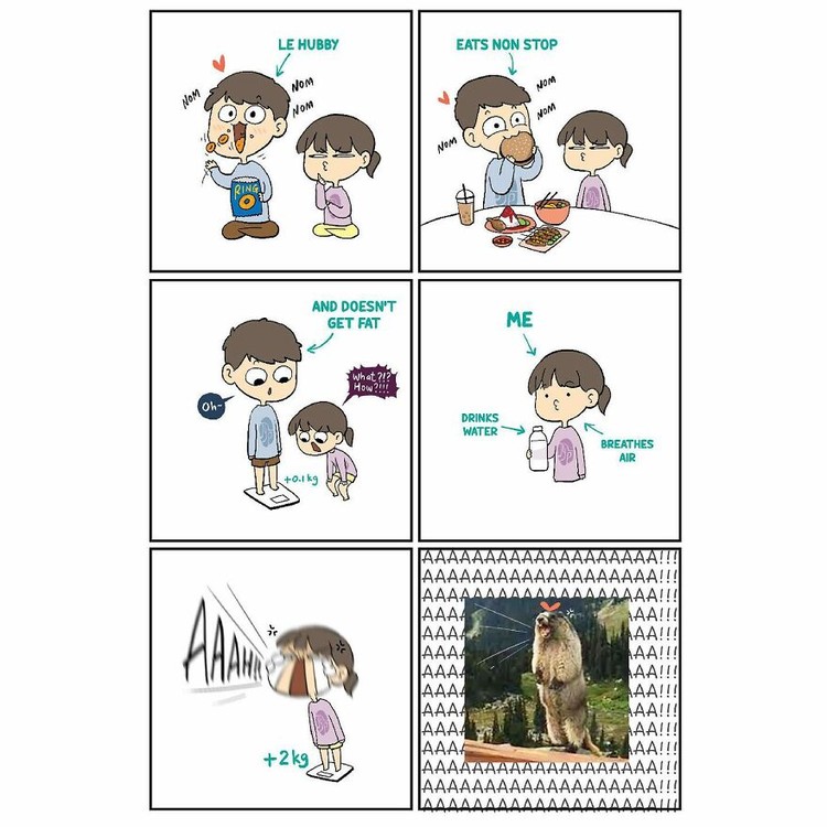 Sebuah komik online bertajuk The Potato Couple, menunjukkan betapa unyu kehidupan pasagan suami-istri. Bikin jomblo gigit jari.