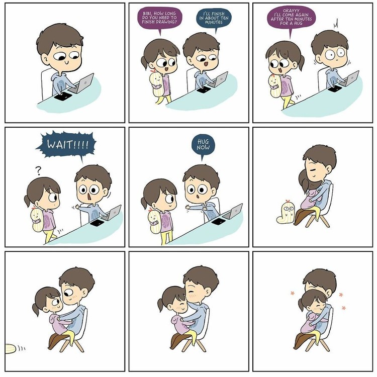 Sebuah komik online bertajuk The Potato Couple, menunjukkan betapa unyu kehidupan pasagan suami-istri. Bikin jomblo gigit jari.