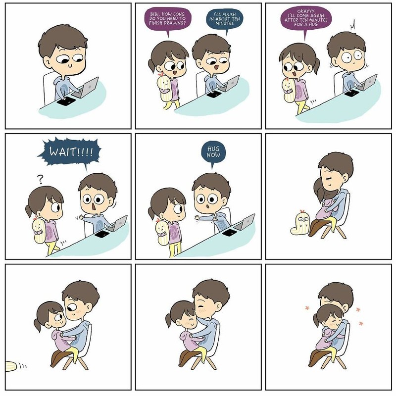 Sebuah komik online bertajuk The Potato Couple, menunjukkan betapa unyu kehidupan pasagan suami-istri. Bikin jomblo gigit jari.