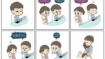 Gemes banget ya. Pokoknya kalau urusan peluk harus secepatnya ya. Foto: (Dok. Bored Panda).
