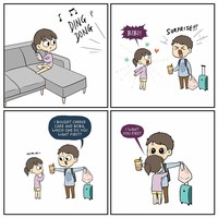 Sebuah komik online bertajuk The Potato Couple, menunjukkan betapa unyu kehidupan pasagan suami-istri. Bikin jomblo gigit jari.