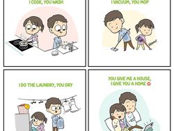 Komik Unyu Kehidupan Suami Istri, Jomblo Jangan Baper Ya