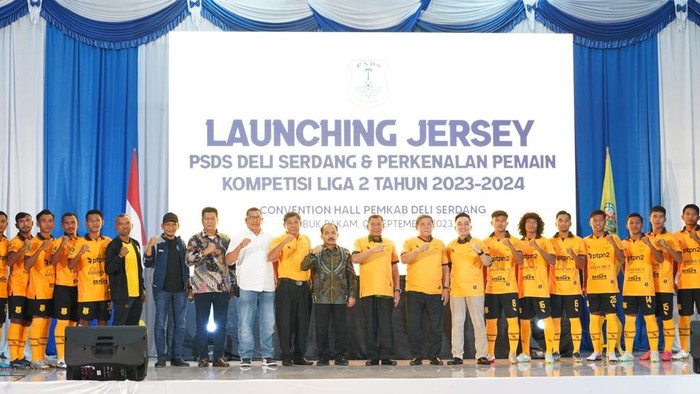 Para pemain PSDS untuk Liga 2 musim 2023/2024. (Foto: Dok PSDS)