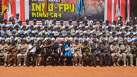 Pasukan FPU 4 Indonesia sudah akan mengakhiri misinya. Selanjutnya, mereka akan digantikan oleh personel yang baru. (Mei Amelia/detikcom)