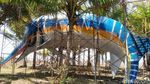 Penampakan Patung Ikan Marlin Rp 1,8 M yang Terdampar di Pangandaran