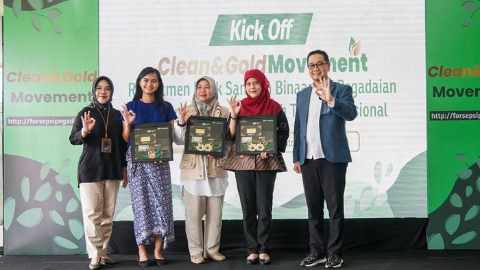 Pegadaian luncurkan program Clean & Gold Movement.