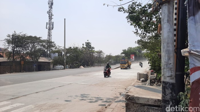 Pembukaan Jembatan Akses Marunda sisi selatan, 8 September 2023. (Annisa Aulia Rahim/detikcom)