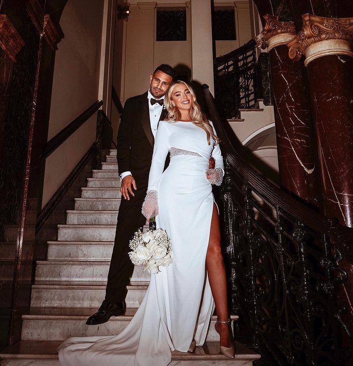 pernikahan taylor ward dan riyad mahrez