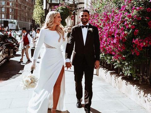 pernikahan taylor ward dan riyad mahrez