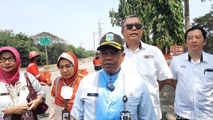 Plt Kepala Dinas Bina Marga DKI Jakarta, Heru Suwondo. (Annisa Aulia Rahim/detikcom)