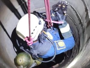 Damkar Klaten Evakuasi Kucing Terjebak di Sumur 12 Meter