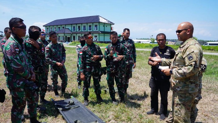 Suasana di lokasi Super Garuda Shield (dok. Puspen TNI)