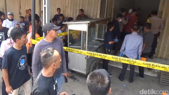 TKP penemuan mayat penjual motor bekas di Purwakarta