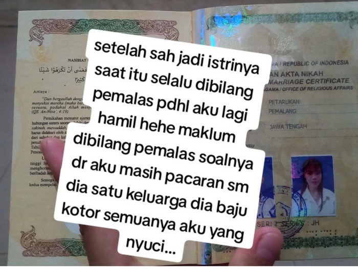 Unggahan wanita yang curhat menikah dengan suami yang toxic, viral di TikTok.
