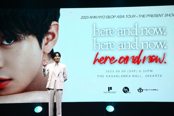 Ahn Hyo Seop Ahn Hyo Seop menggelar fanmeeting di Jakarta.