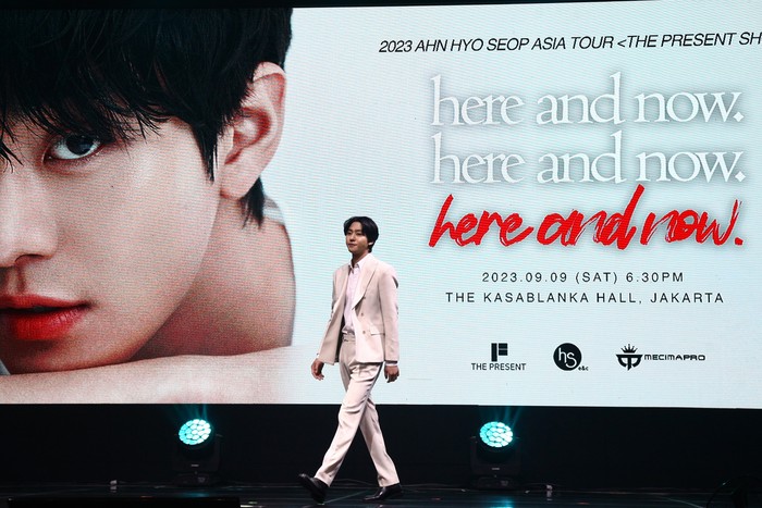 Ahn Hyo Seop menggelar fanmeeting di Jakarta.