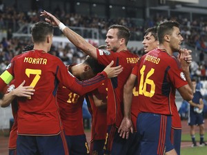 Georgia Vs Spanyol: Morata Hat-trick, La Roja Pesta Gol 7-1