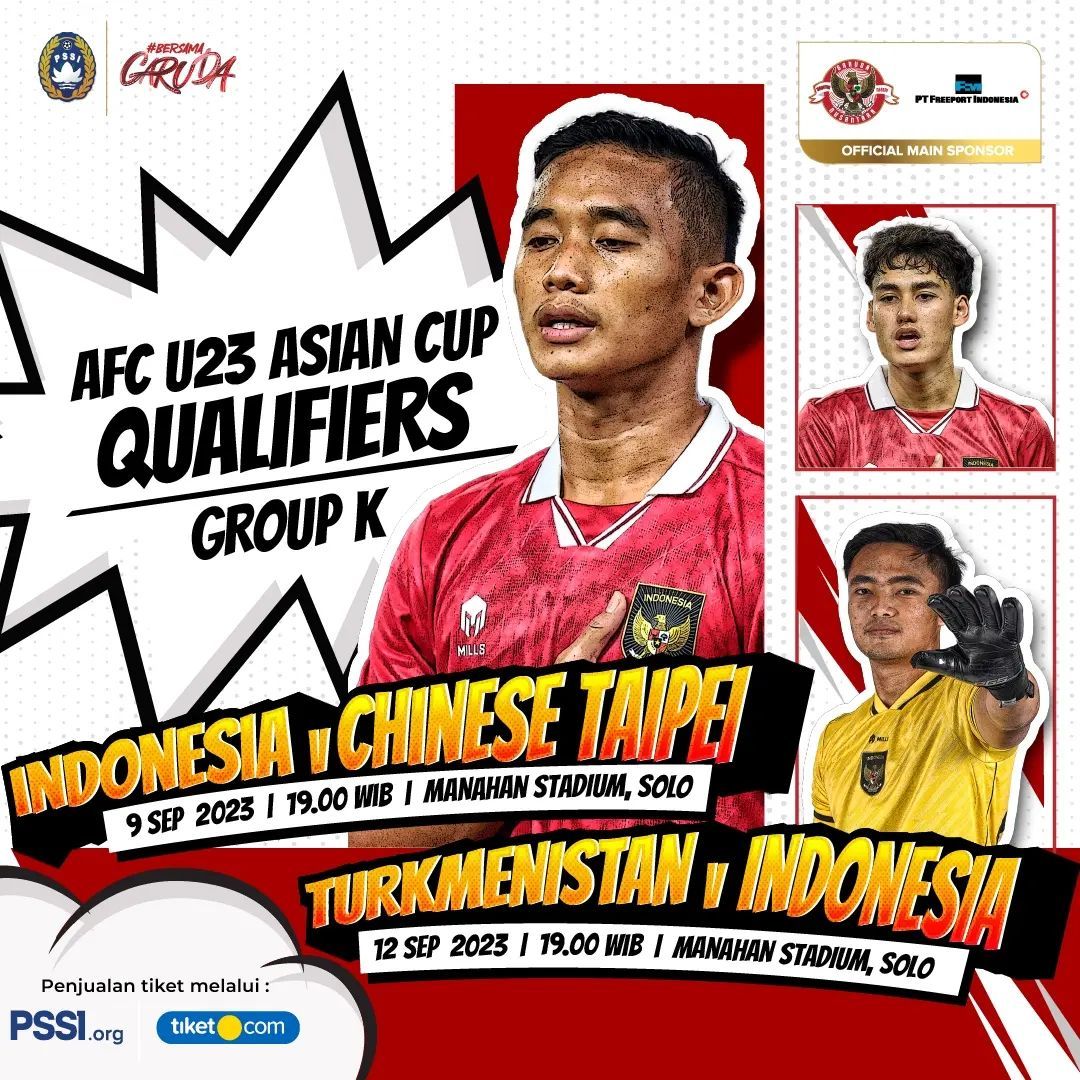 Jadwal Timnas Indonesia Piala Asia AFC U-23