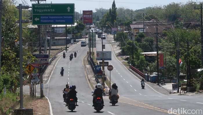 Jembatan Jirak di Semanu, Gunungkidul. Foto diunggah pada Sabtu (9/9/2023).