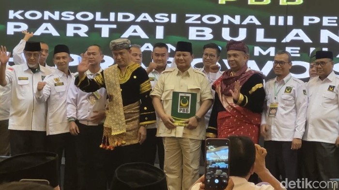 Konsolidasi PBB di Padang dihadiri Prabowo Subianto