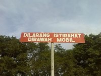 Kumpulan Rambu Peringatan Unik dan Kocak, Ada dari Indonesia