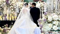 Pamela Bowie dan Armand Gunawan menggelar pemberkatan di Gereja Katolik Santo Silvester Pecatu, Bali, kemarin.  Foto: dok. Instagram Story Pamela Bowie