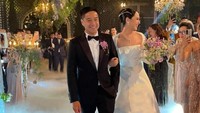 Setelah pemberkatan, malamnya Pamela Bowie dan Armand Gunawan langsung menggelar resepsi. Foto: dok. Instagram Story Pamela Bowie